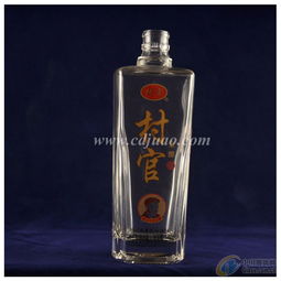 透明玻璃酒瓶 可貼花噴漆蒙砂